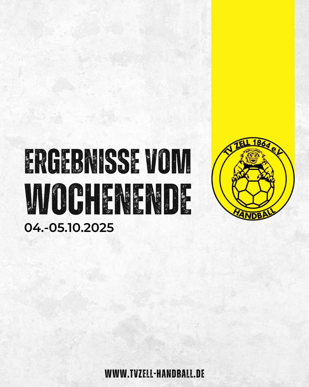 Ergebnisse vom Wochenende