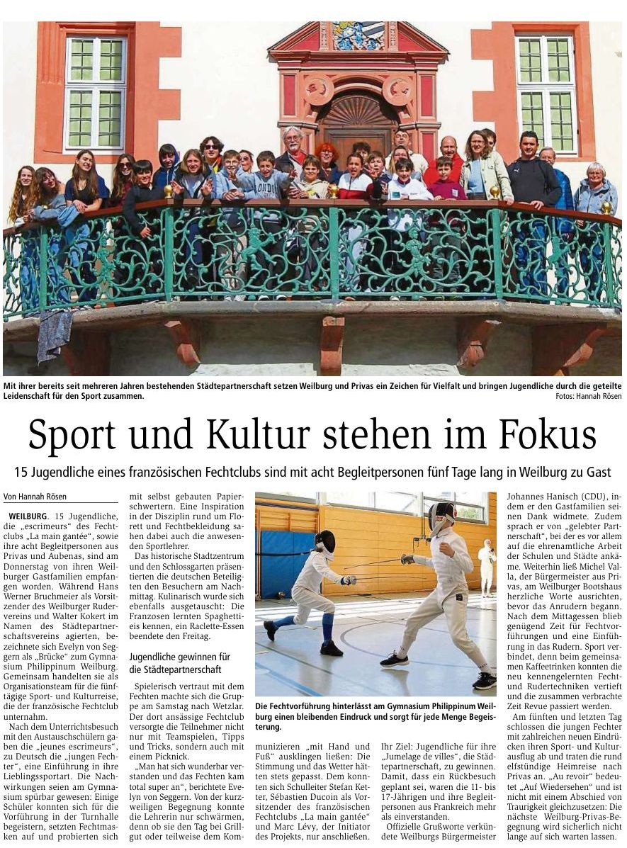 © Weilburger Tageblatt vom 30.04.2025