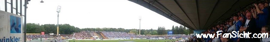 Foto Sicht Merck Stadion am Böllenfalltor Block W1