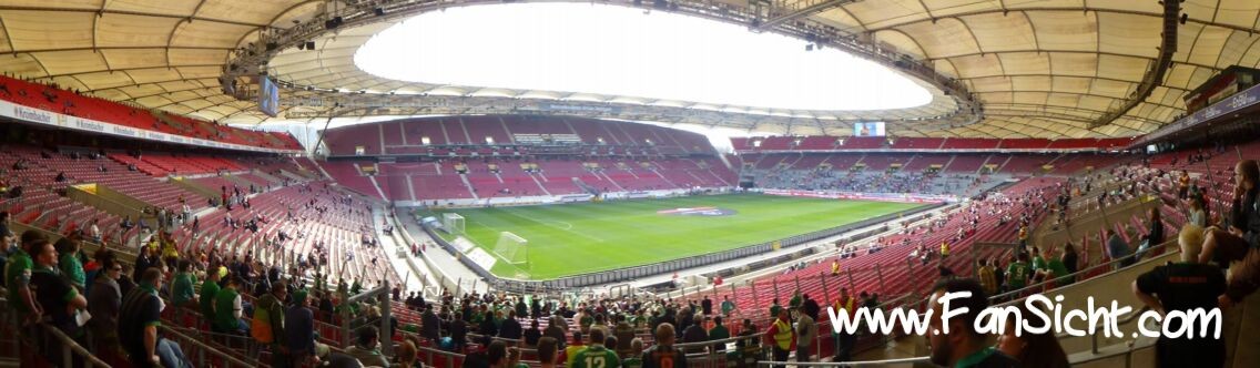 MercedesBenz Arena Stuttgart FanSicht Dein Blick aufs