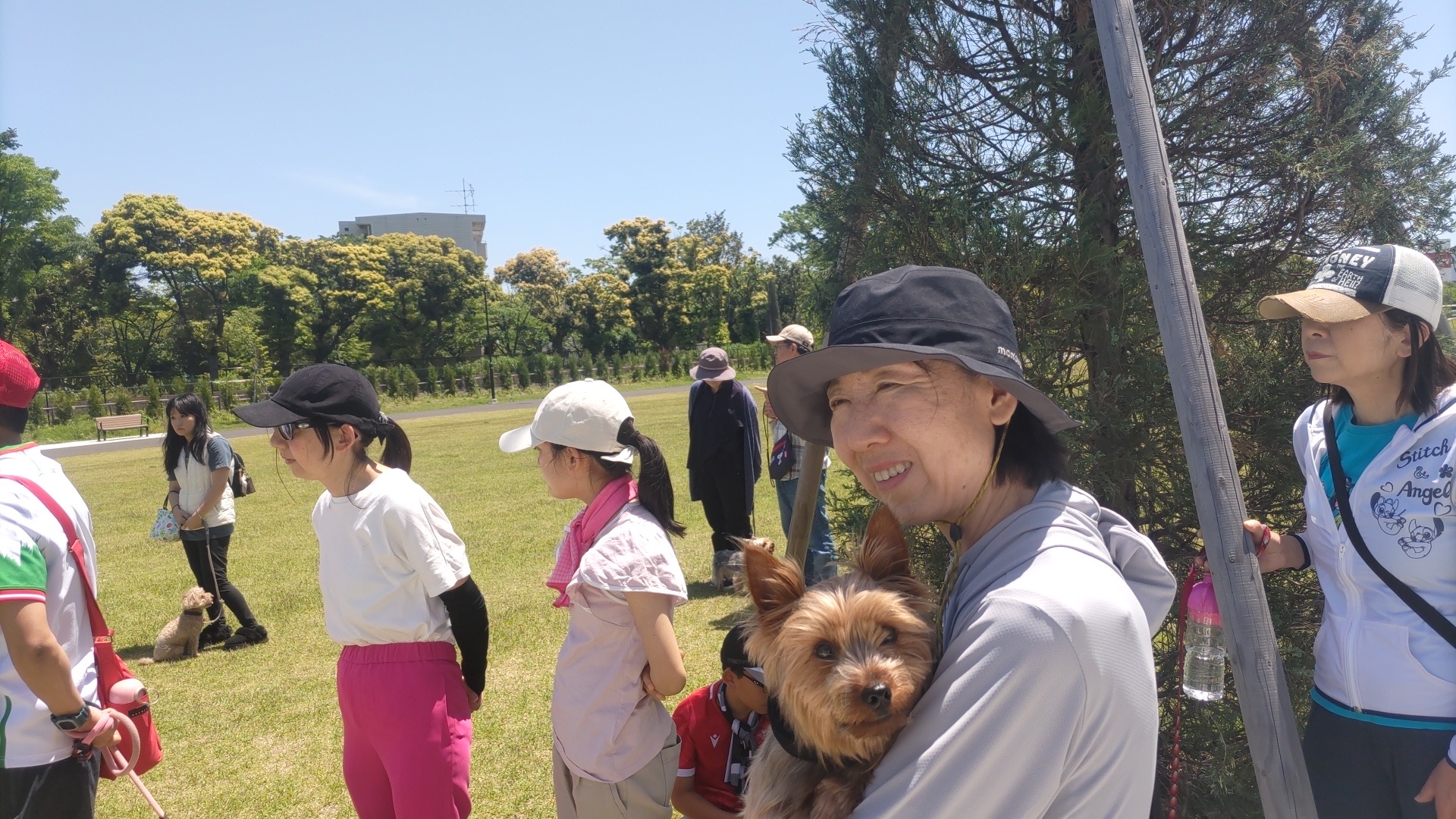 大勢なワンちゃんが苦手の子も最後まで参加していました