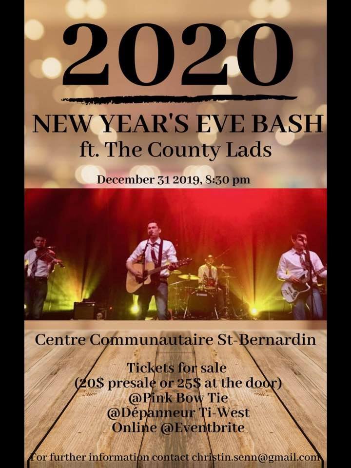 2020 New Year's Eve Bash Poster  