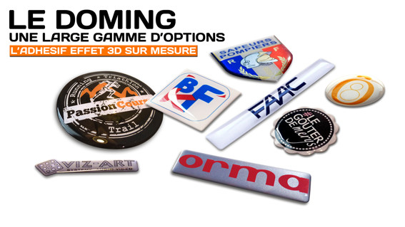 doming 3d; adhésif,sticker; dome,résine,