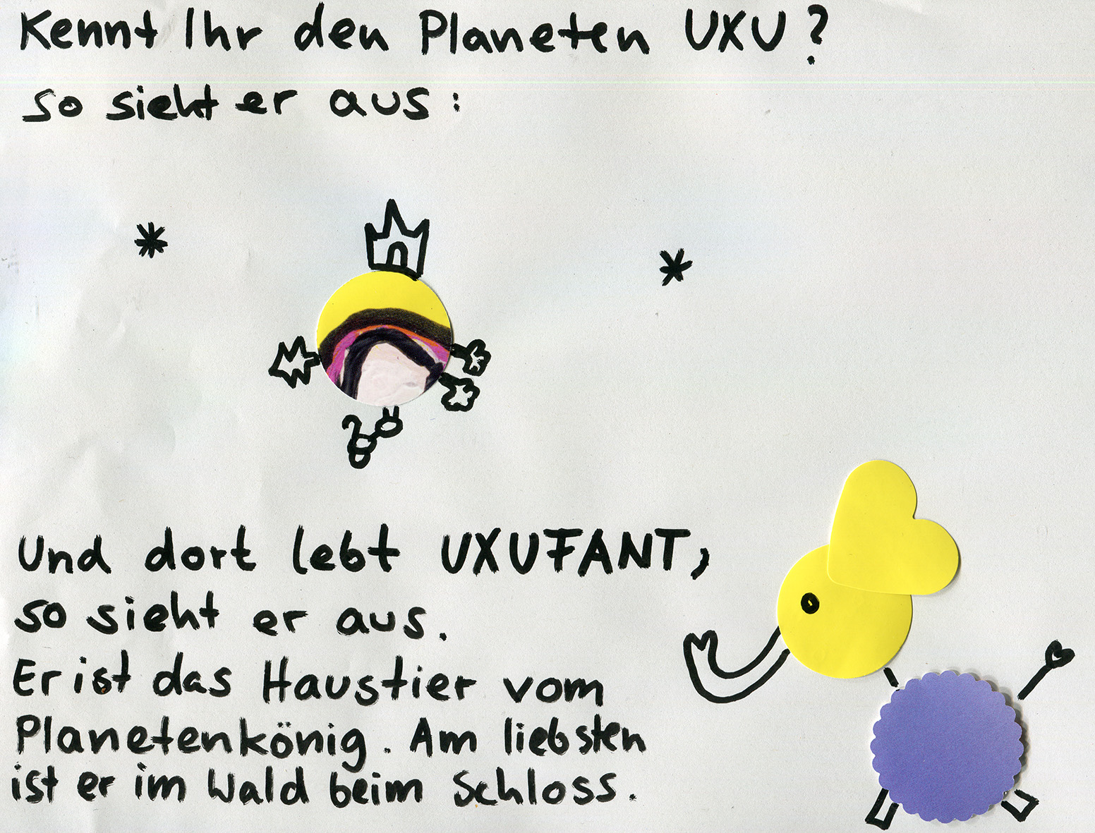 "Uxufant und sein Planet" von Eva