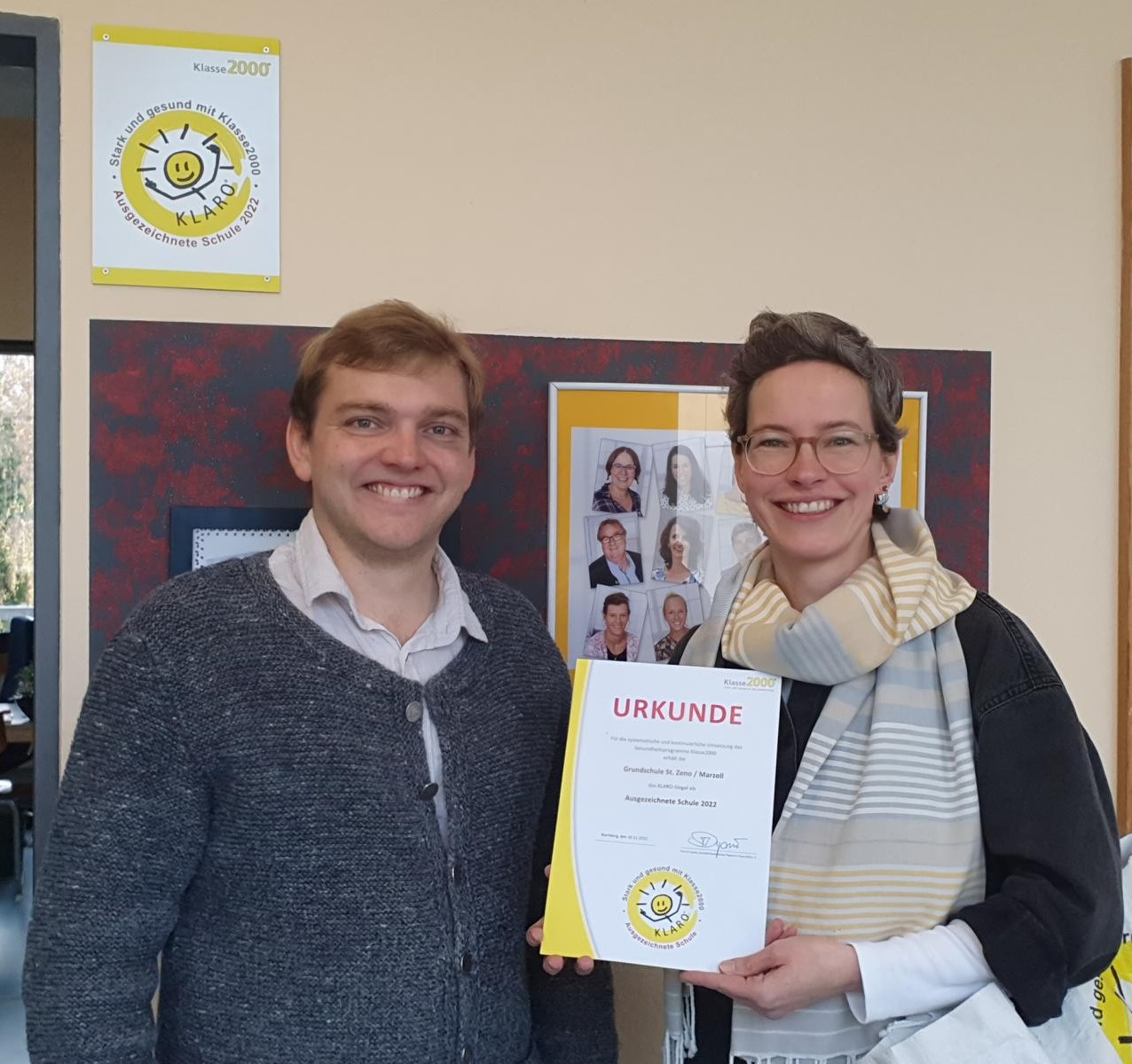 Klasse2000Auszeichnung für die Grundschule St. Zeno/Marzoll in Bad