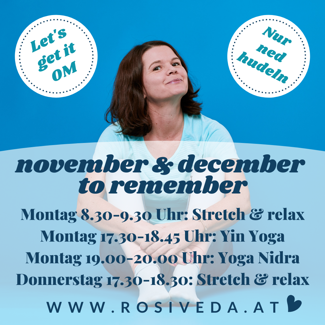 November and december to remember - Winter Yoga 2021