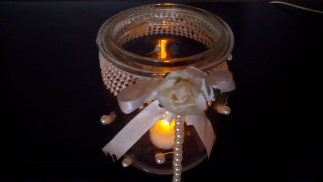 Bastelideen Windlicht Tischdeko Servietten Falten