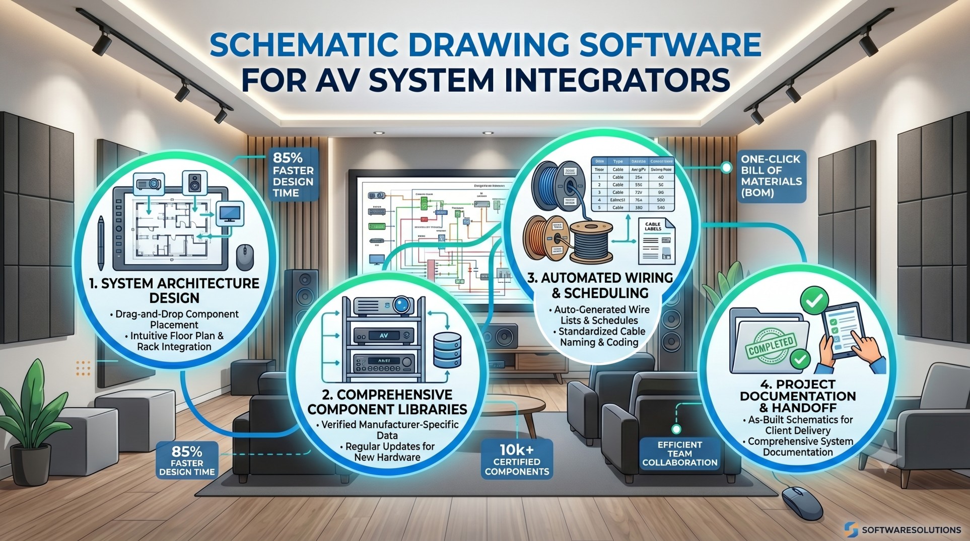 How to Reduce AV Design Time with Automated Schematic Drawing Software