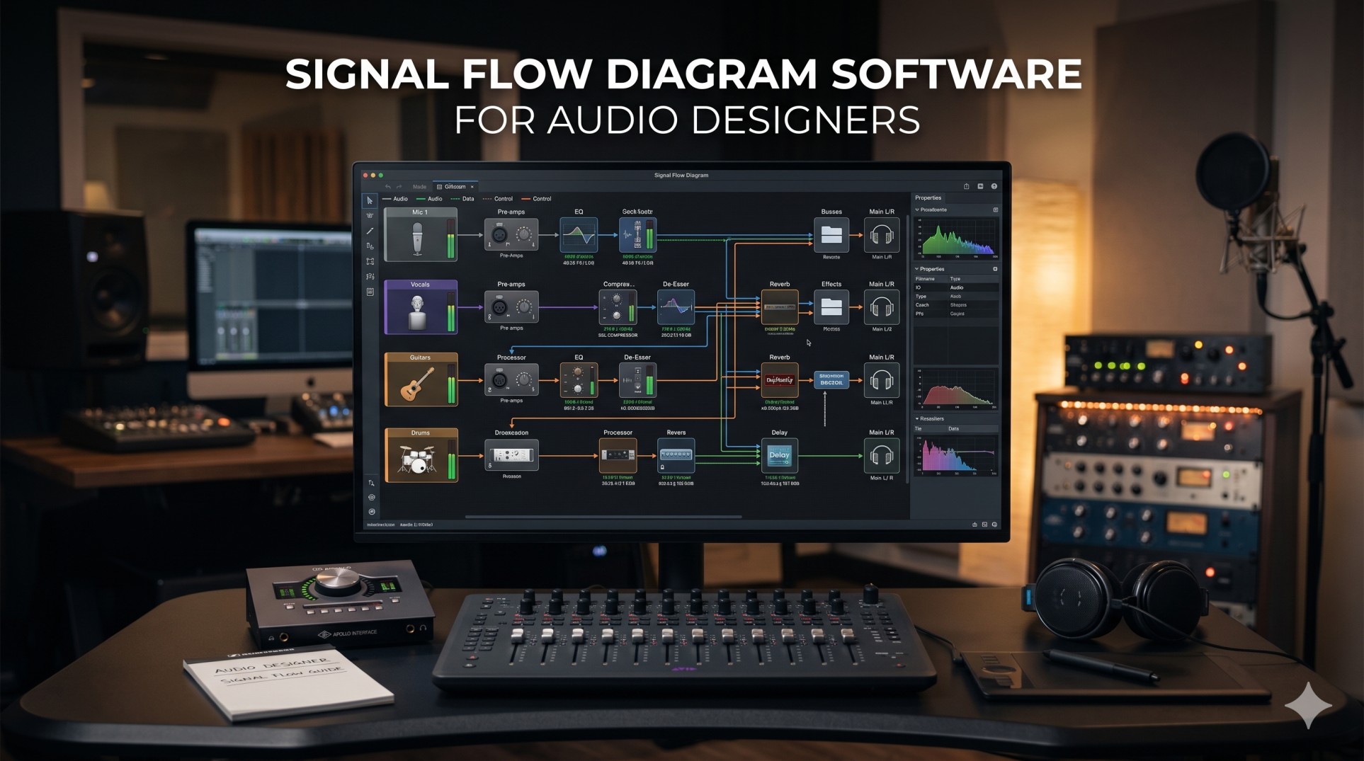 Which Signal Flow Diagram Software Do Professional Audio Designers Use?