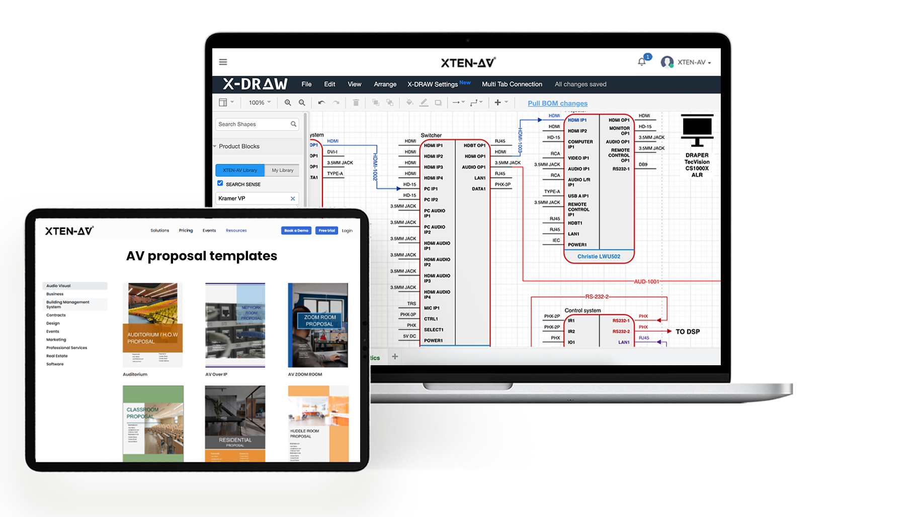 Floor Plan Design for AV Projects: Why XTEN-AV X-DRAW Does It Best