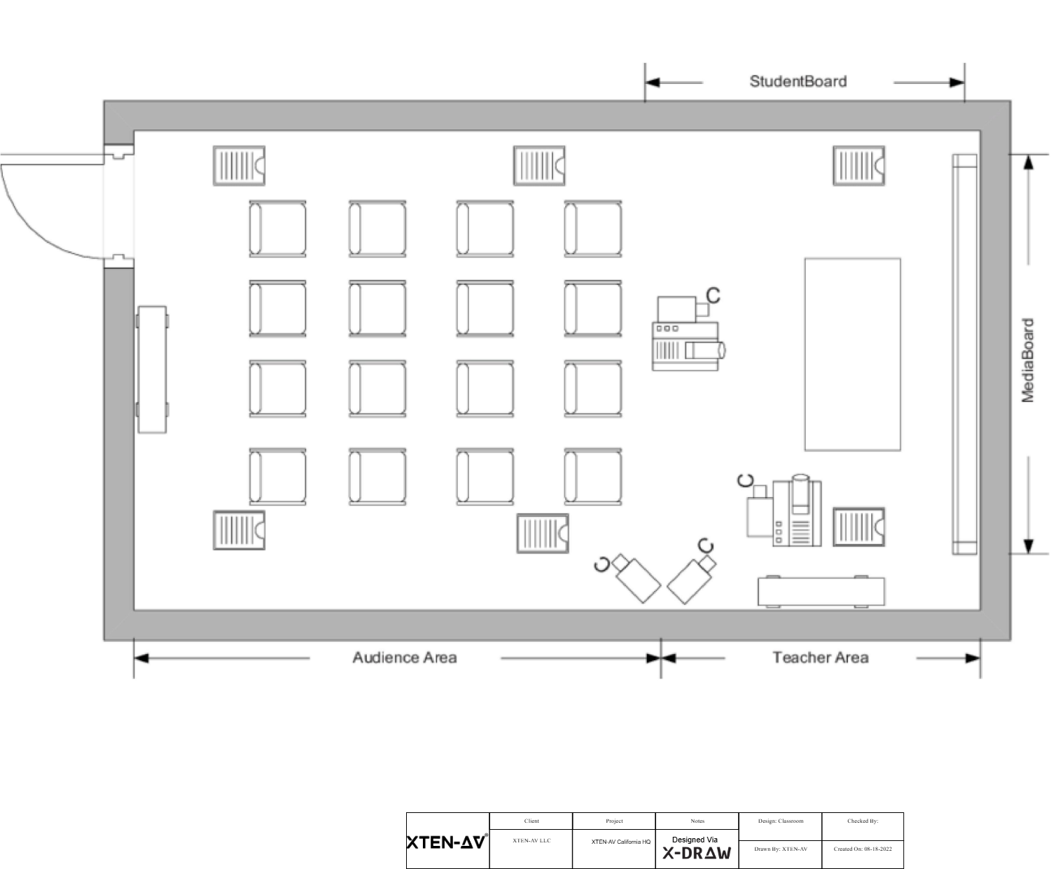 XTEN-AV X-DRAW vs Floorplanner: Only One Supports AV & Documentation