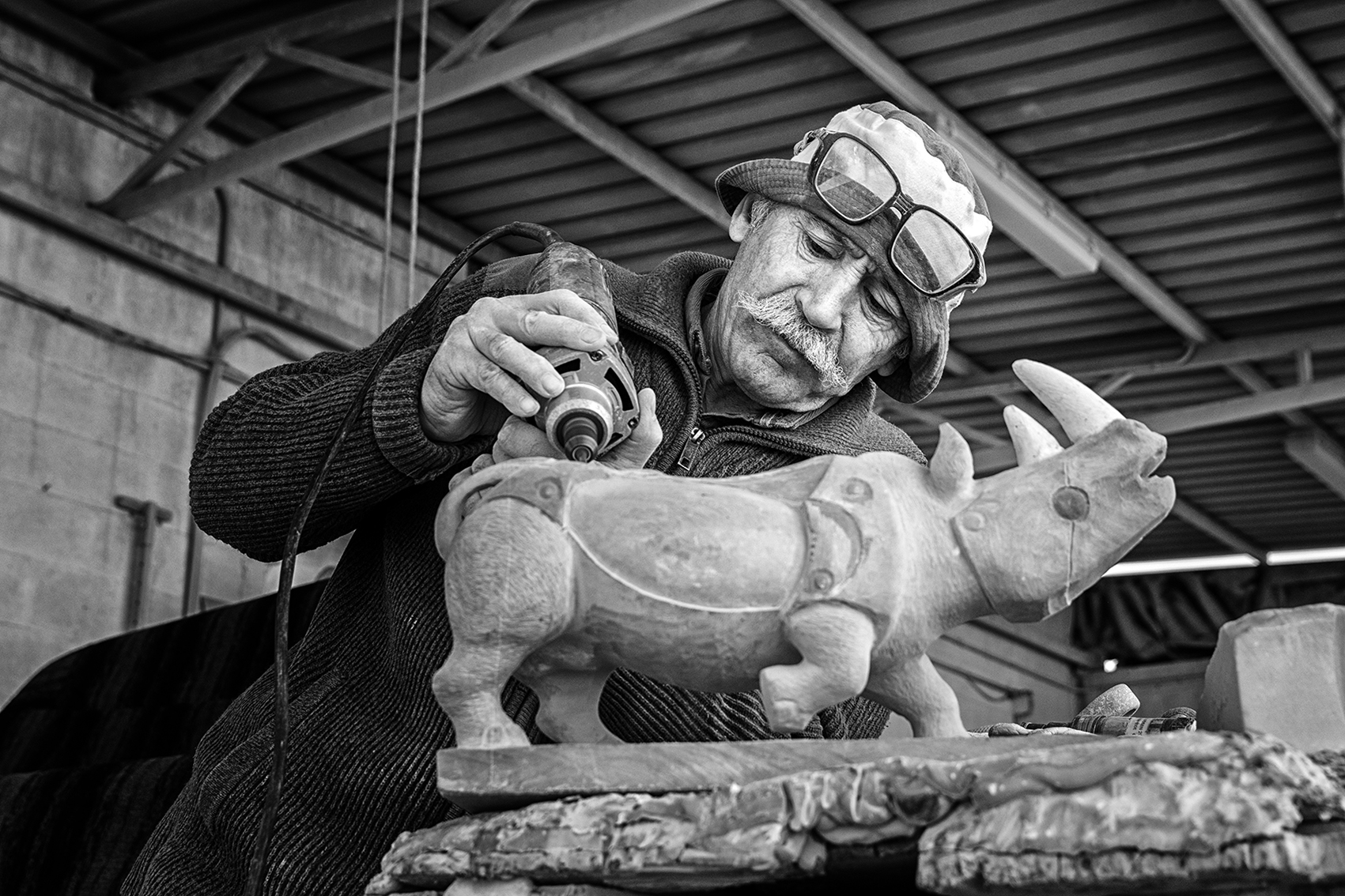 La piel y la piedra.Con José Casamayor Raúl Ubriz fotógrafo en Málaga
