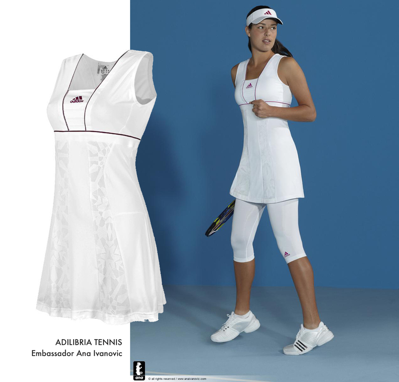 Tennis Dress with Jacquard Inserts - Embassador Ana Ivanovic