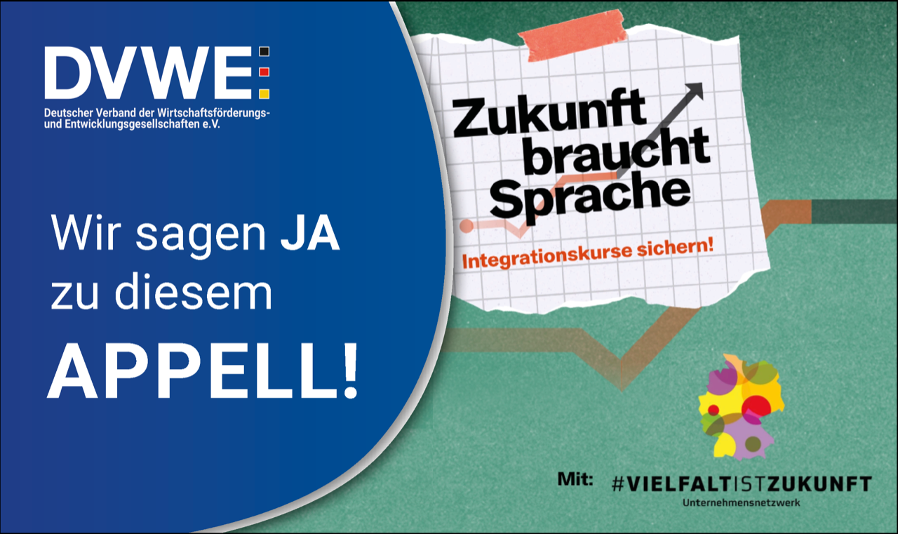DVWE unterstützt bundesweiten Unternehmensappell zum Erhalt von freiwilligen Integrationskursen und Sprachförderungen