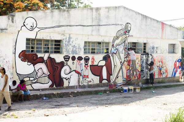 south havanna wall , cuba