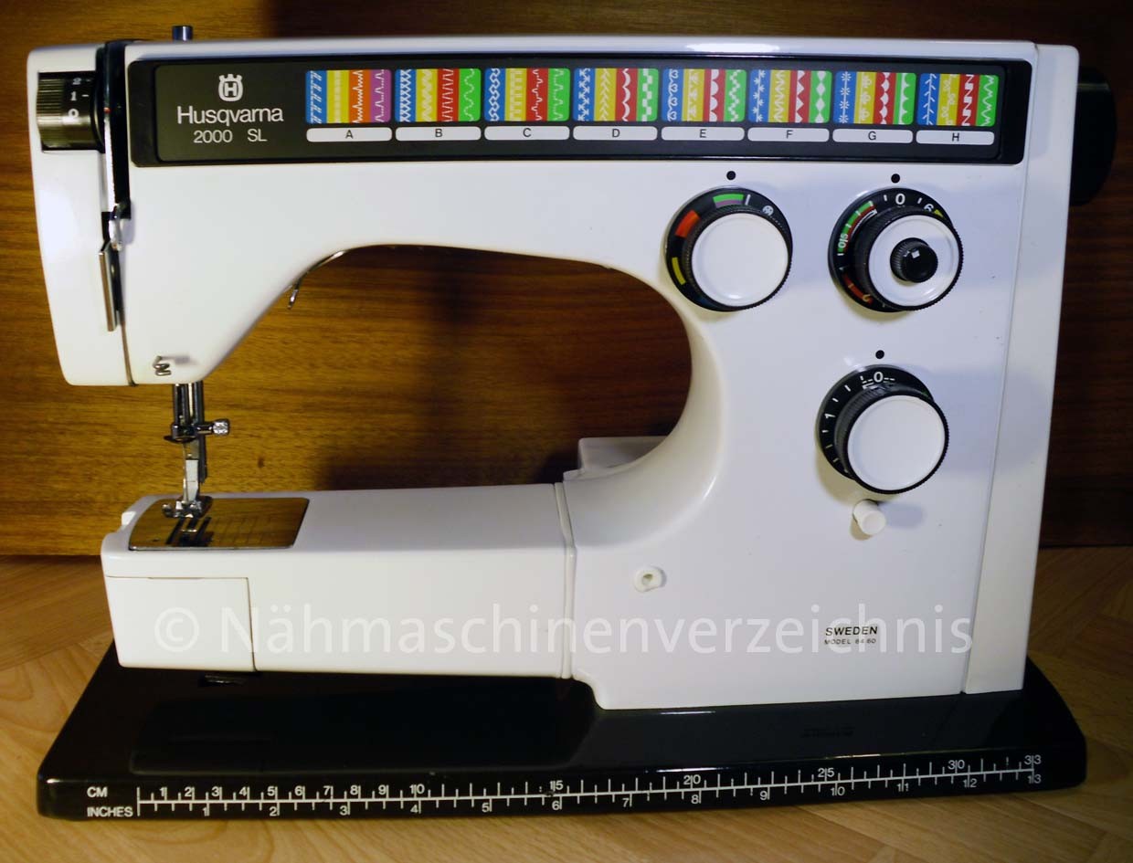 Husqvarna Naehmaschinenverzeichnis