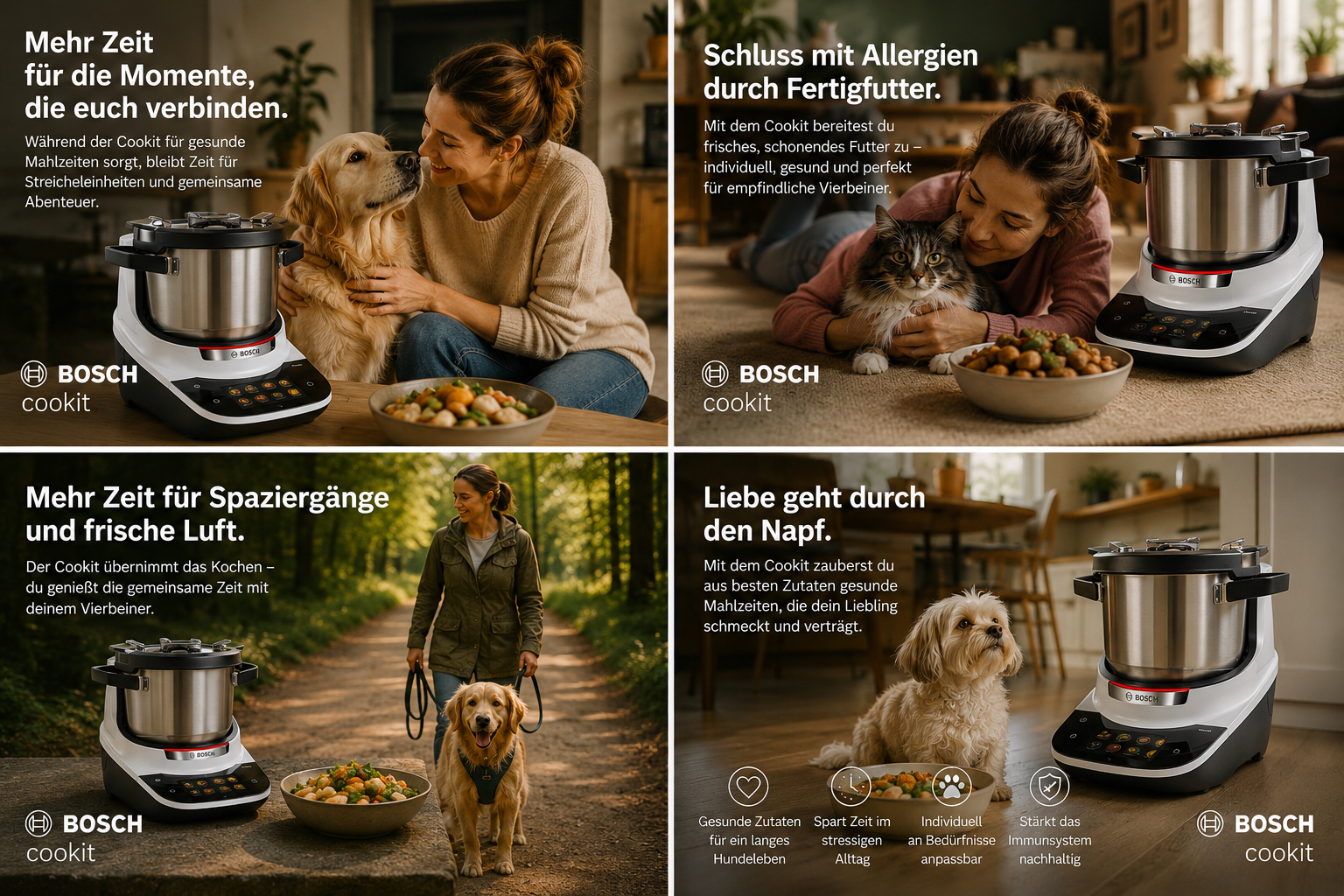 Kochen für Hund & Katze mit dem Bosch Cookit