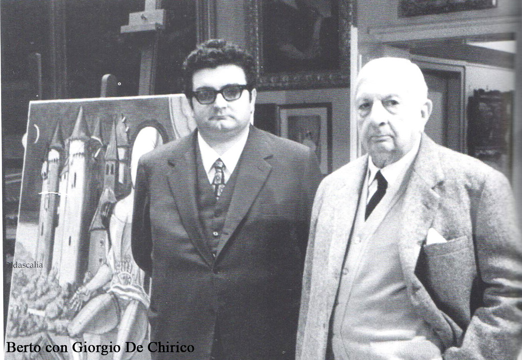 Il mio maestro Gianpaolo Berto con Giorgio De Chirico