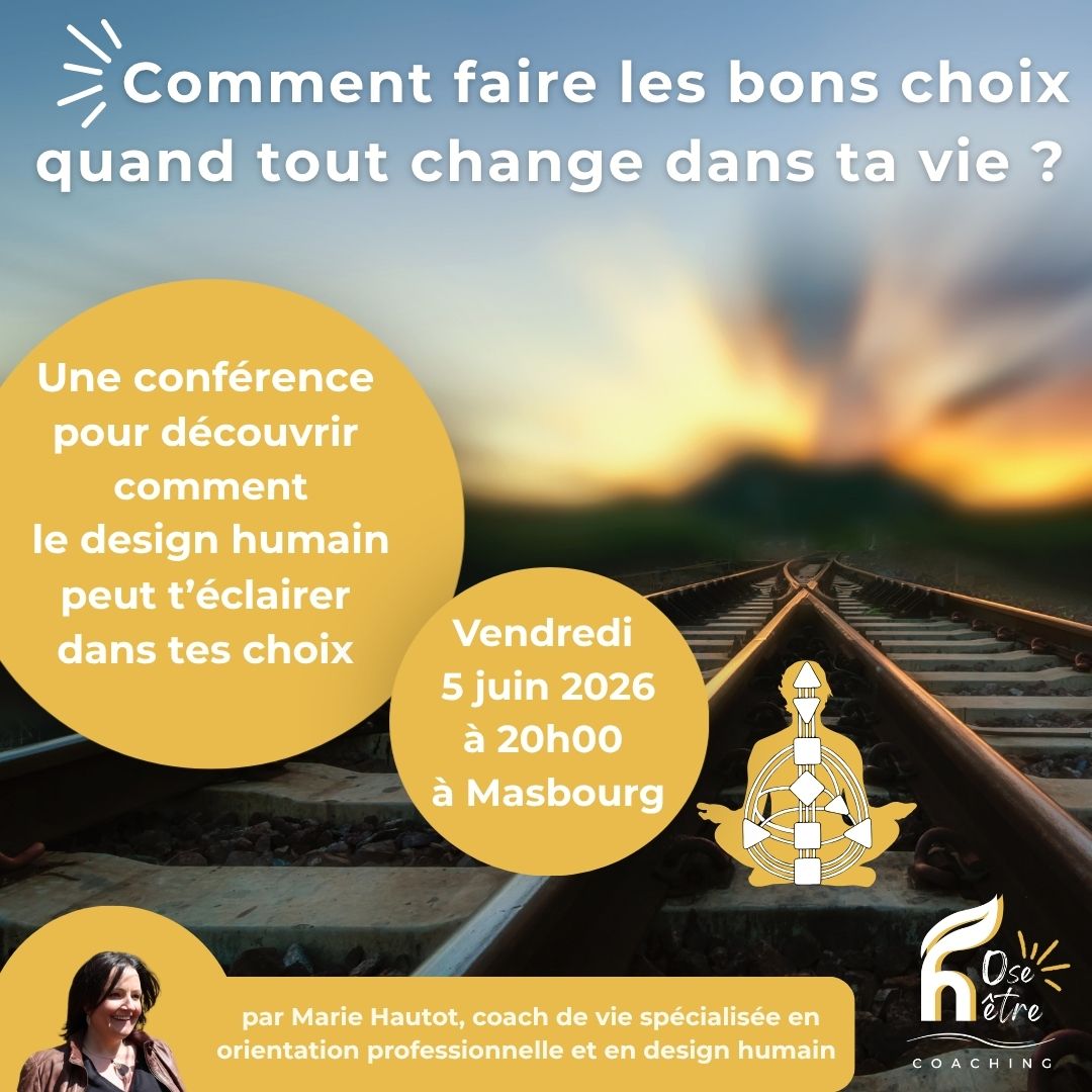 Conférence "Comment faire les bons choix quand tout change dans ta vie ?"