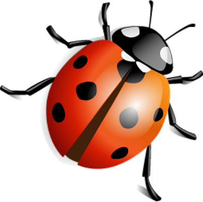 coccinelle - insecte - animaux - smiley émoticône émoji cartoon clipart illustration - artémotic