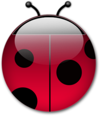 coccinelle - insecte - animaux - smiley émoticône émoji cartoon clipart illustration - artémotic
