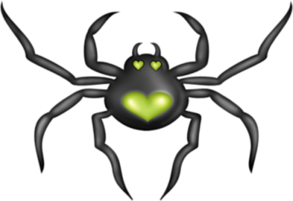 araignée - insecte - animaux - smiley émoticône émoji cartoon clipart illustration - artémotic