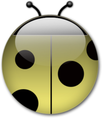 coccinelle - insecte - animaux - smiley émoticône émoji cartoon clipart illustration - artémotic