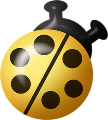 coccinelle - insecte - animaux - smiley émoticône émoji cartoon clipart illustration - artémotic