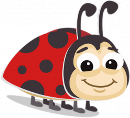 coccinelle - insecte - animaux - smiley émoticône émoji cartoon clipart illustration - artémotic