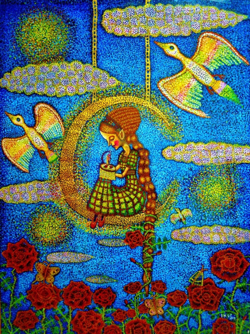 齋藤郁恵 点描とアールブリュットの世界 - 齋藤郁恵 点描とアール