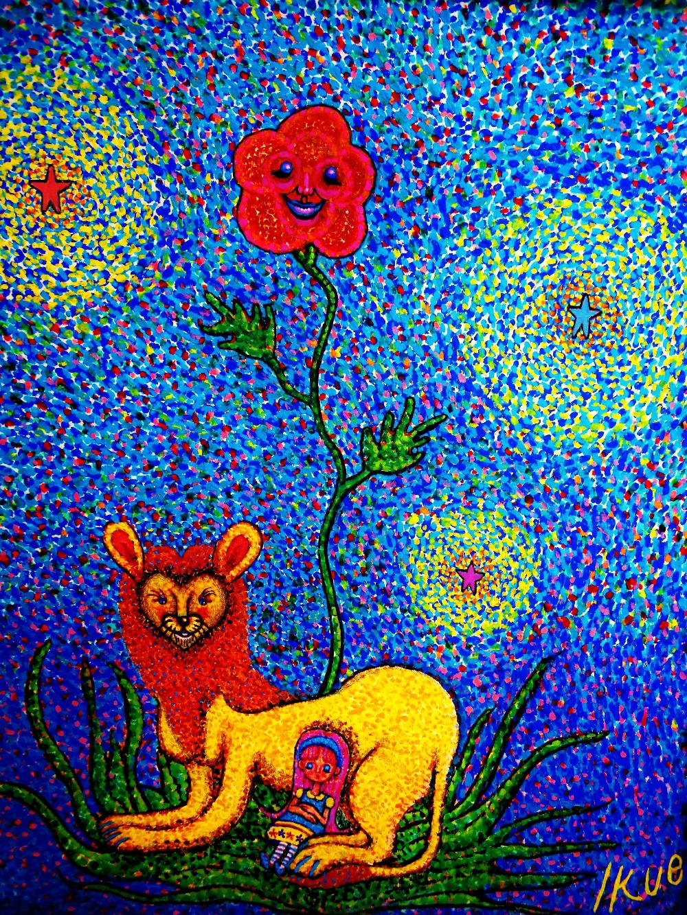 齋藤郁恵 点描とアールブリュットの世界 - 齋藤郁恵 点描とアール