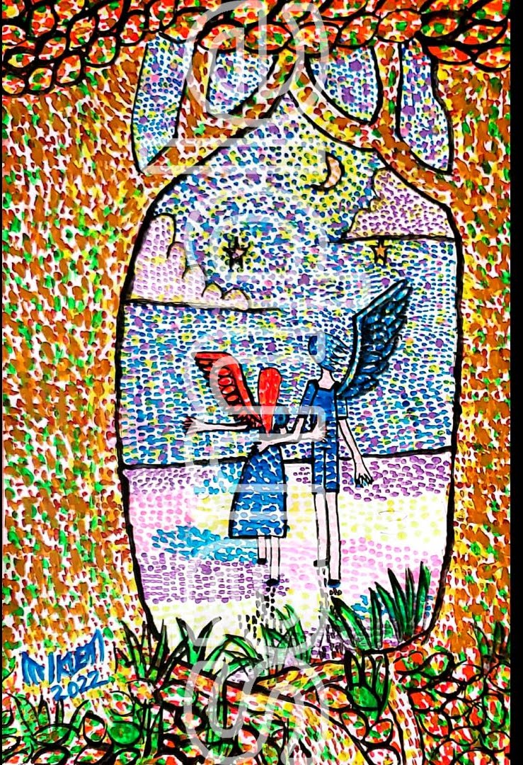 齋藤郁恵 点描とアールブリュットの世界 - 齋藤郁恵 点描とアール