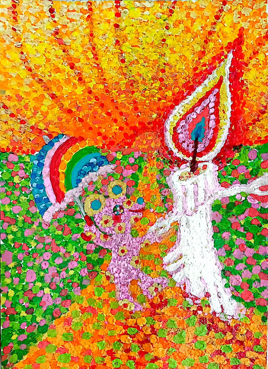 齋藤郁恵 点描とアールブリュットの世界 - 齋藤郁恵 点描とアール