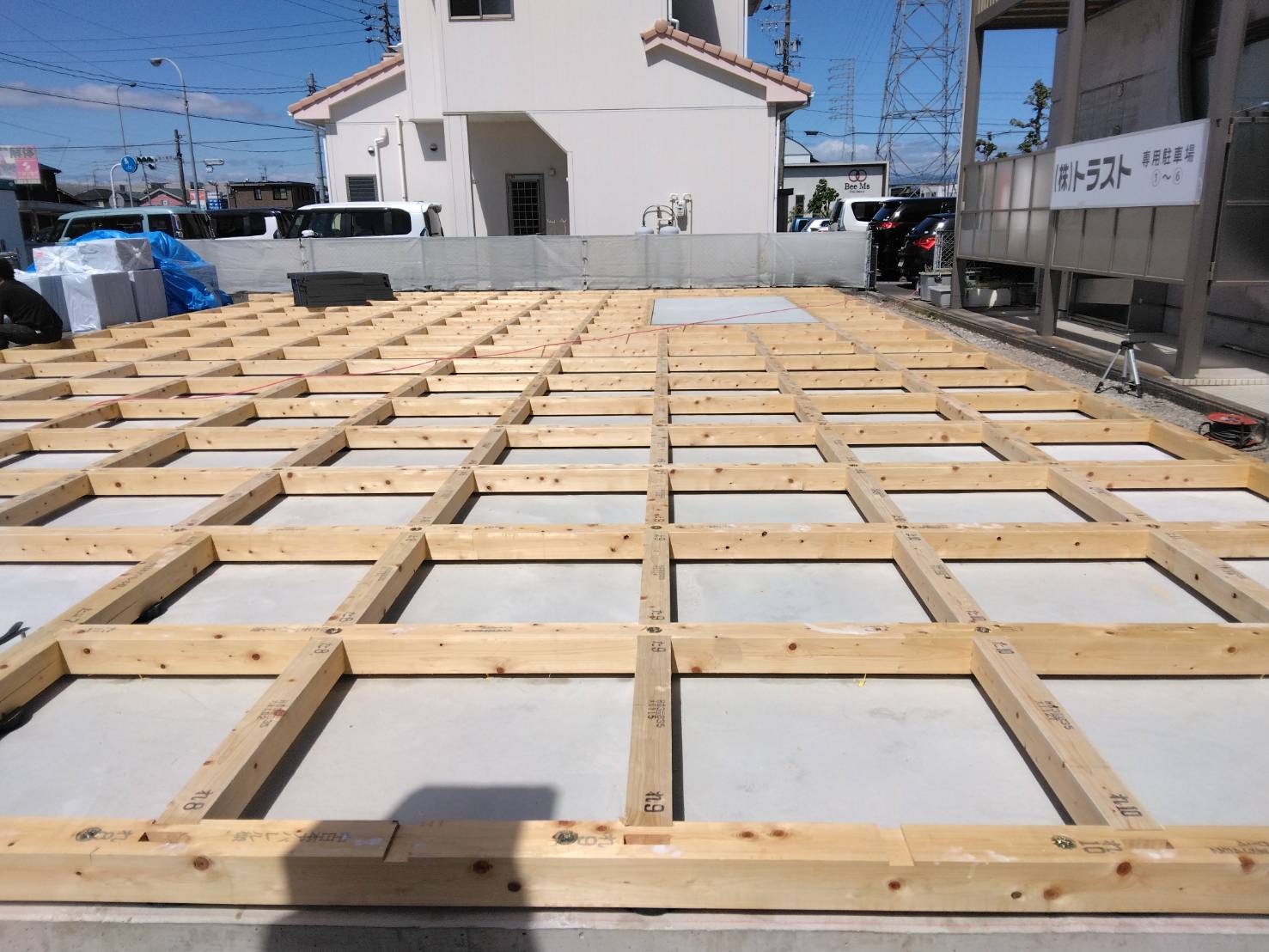 床の不陸を『0』にできる基礎工事