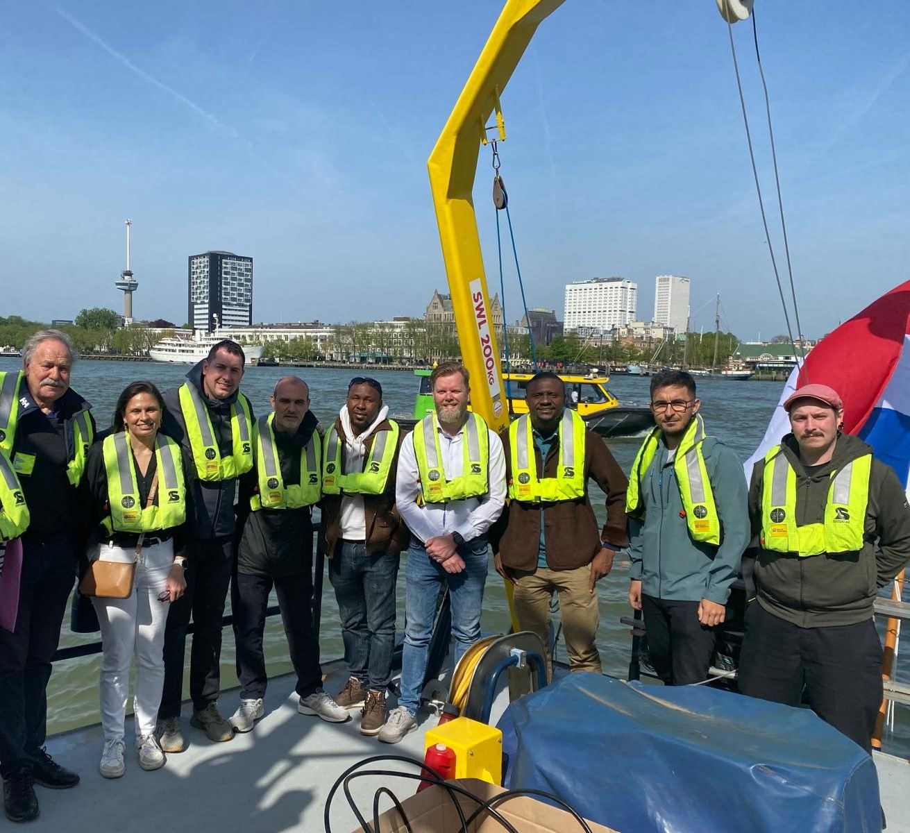 Training day at the Port of Rotterdam