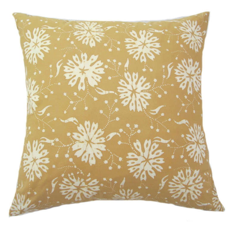 Floral Pop Batik Pillow - Textiil - Artisan Textiles for the Home