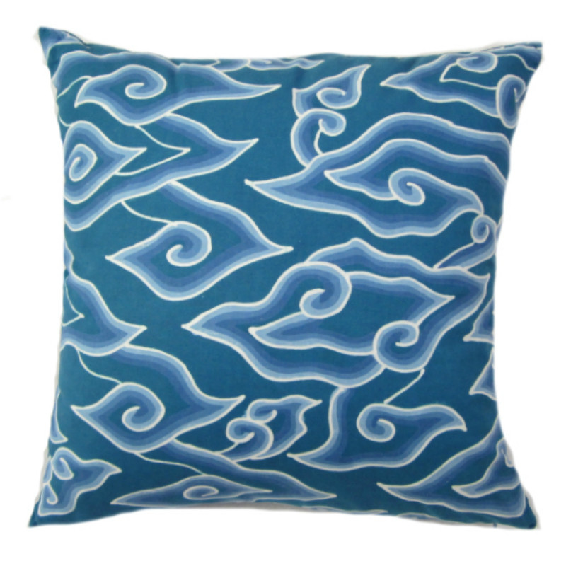 Cloud Batik Pillows Textiil Modern + Global, Interior Accents and