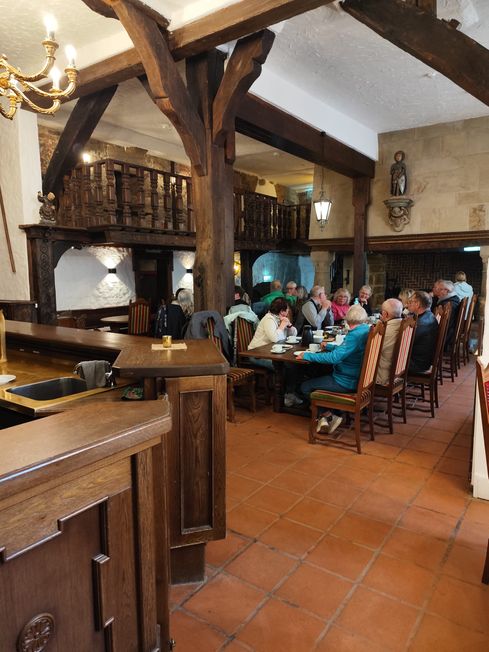 Kaffeepause im Gorgonius-Keller