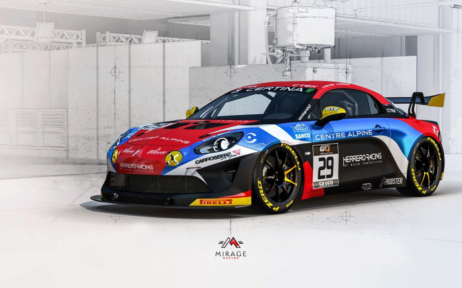 Mirage Racing verstärkt seinen Angriff auf die GT4 European Series mit Beltoise & Herrero