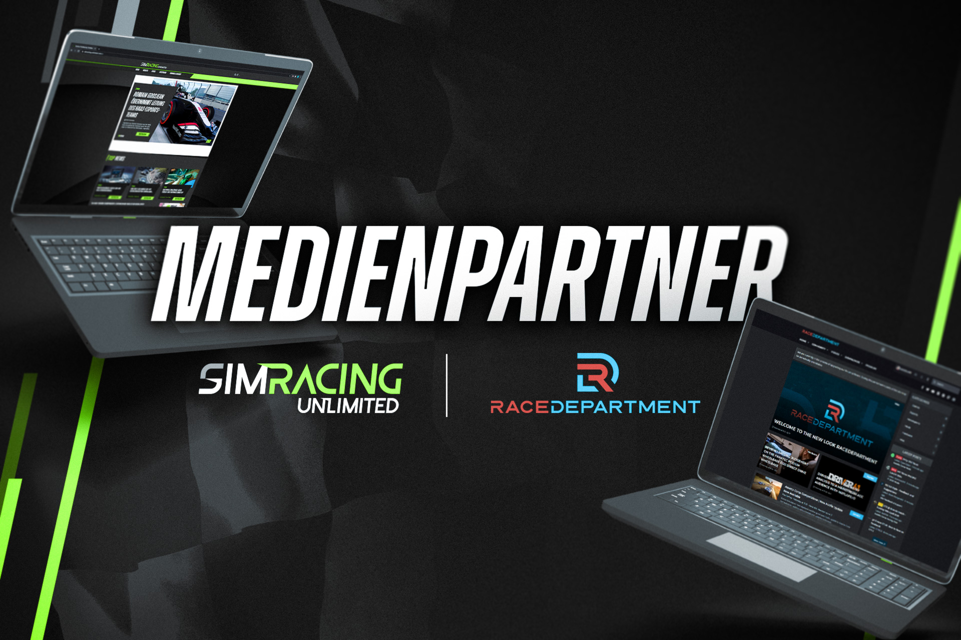 RaceDepartment & SimRacing Unlimited offizielle Medienpartner 2021