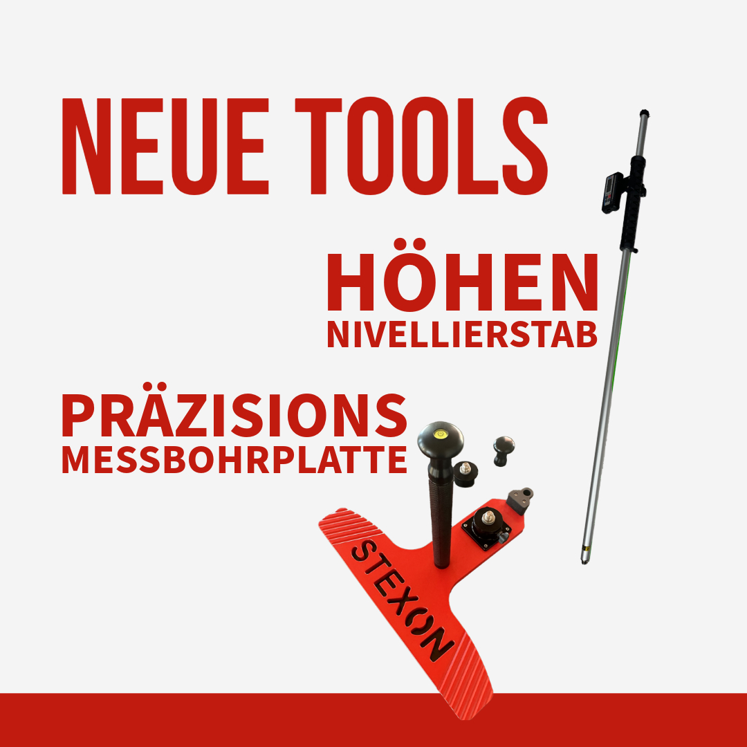 Neue Tools für präzises Einmessen auf der Baustelle