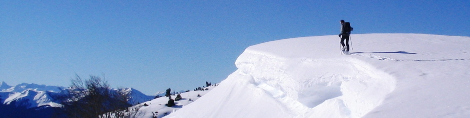 raquettes à neige en Comminges Pyrénées