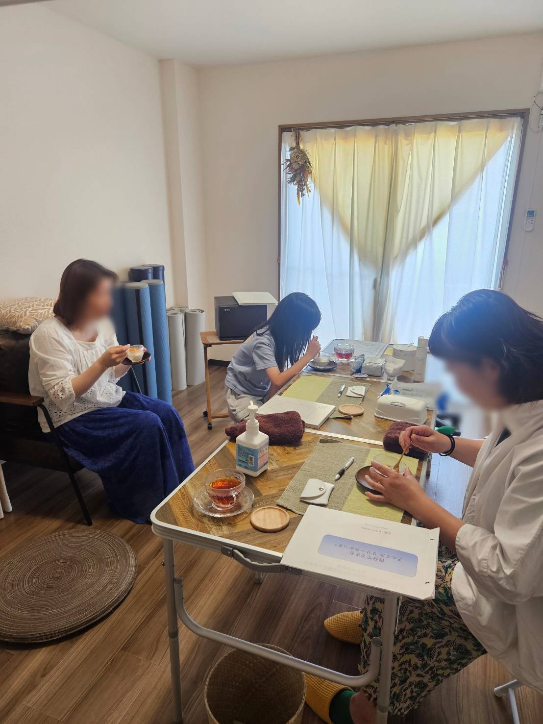 セミナー後はほっと一息、低糖質スイーツを堪能します♪