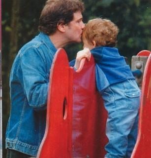 Con il figlio Matteo