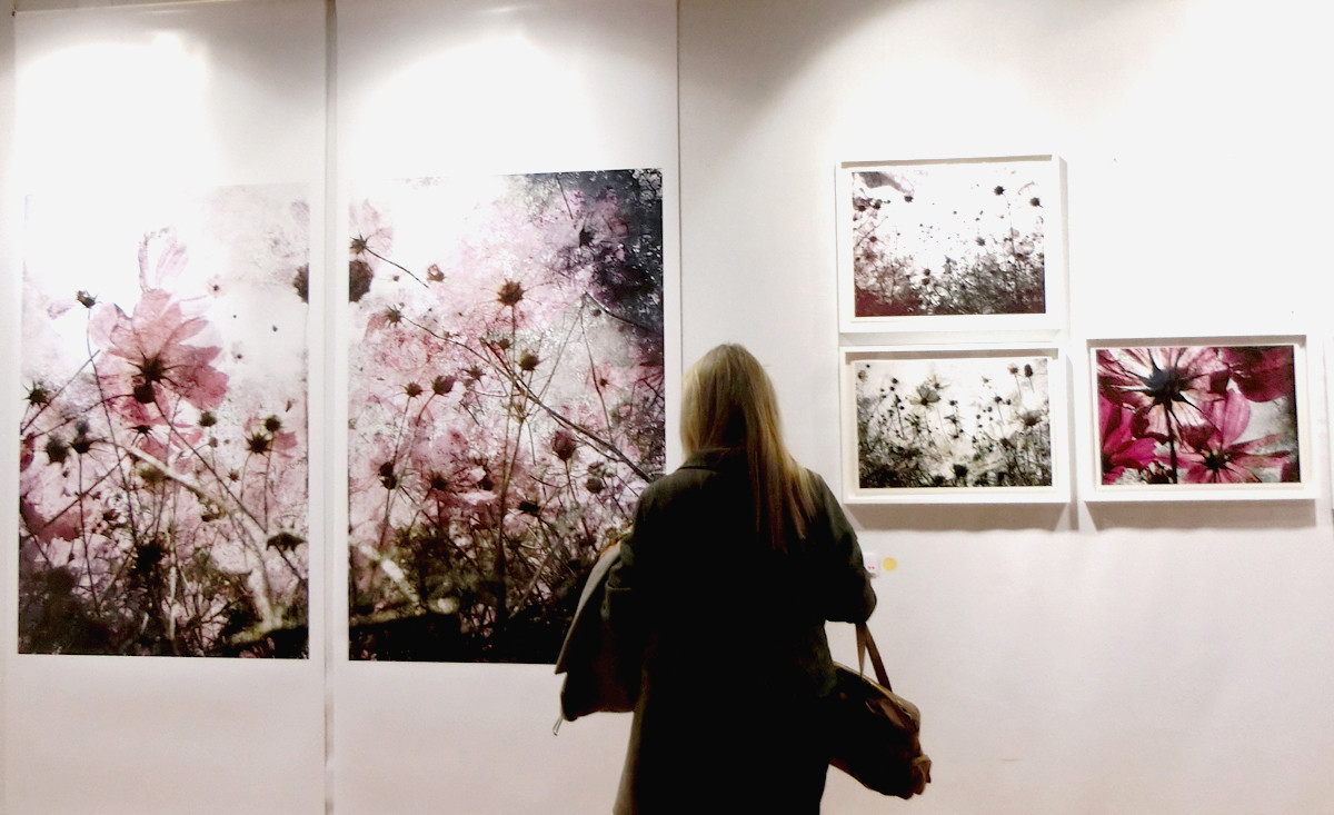 2015年11月パリで開催されたfotofeverの展示風景。