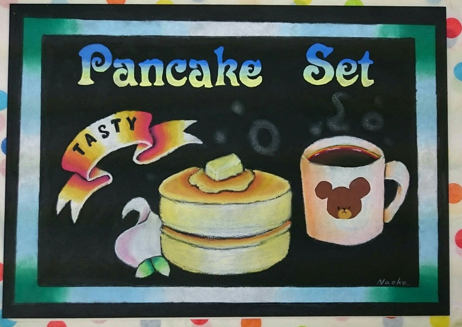 チョークアートスタジオブリランテ受講生作品