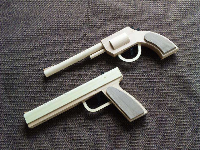 Handgun-kit組立キット - ゴム銃（輪ゴム鉄砲）専用ページ