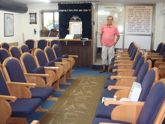 Intérieur de la synagogue