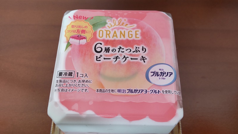 田口食品株式会社さんのＯＲＡＮＧＥ（オランジェ）期間限定「６層のたっぷりピーチケーキ」