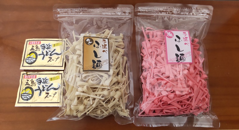 株式会社ますだ製麺さんの「手延べうどんと五島手延うどんスープ」